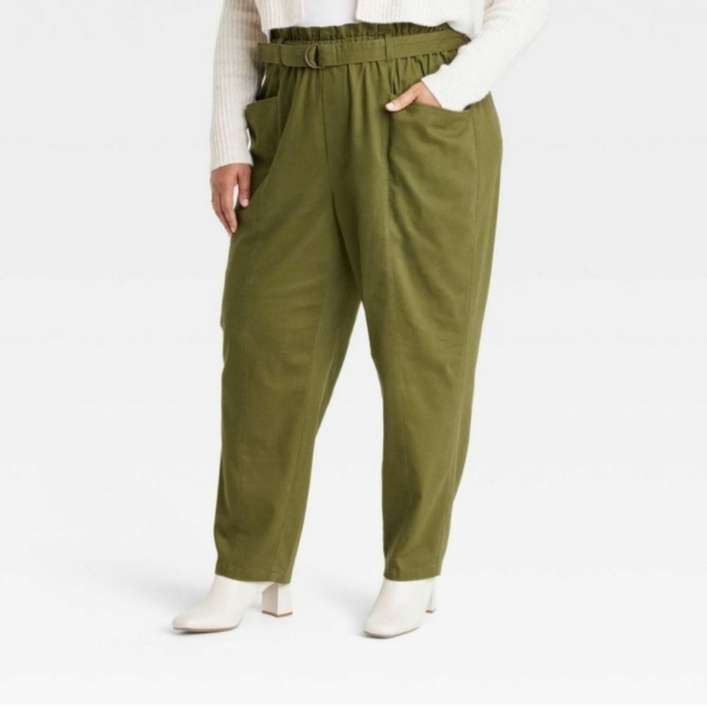 AVA & VIV Olive Green Women's Pants 🤍 - Picture 3 of 10